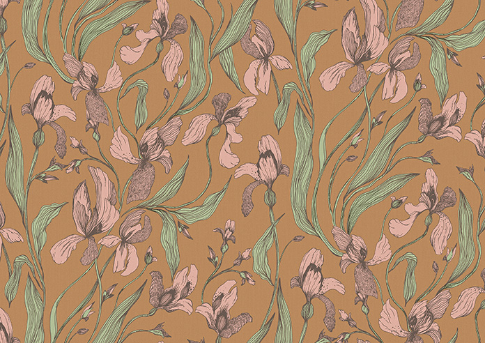 Iris, Toasted Orange - Twist&Fit Roller Blind - Image 6